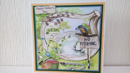 No Fishing Male BirthdayFathers Day by Kathleen Collison
