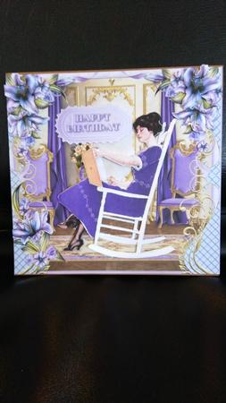 The Lilac Reading Room Art Deco Lady Mini Kit by Kathleen Collison