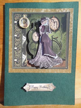 Steampunk Times with Lady by Kathy Holyoake