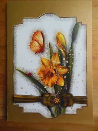 Summery Card Topper 1 by Kathy Holyoake