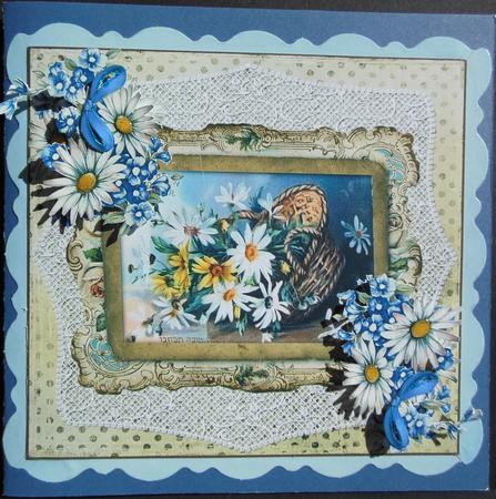 Vintage Happy New Year Topper & Decoupage by Kathy Holyoake