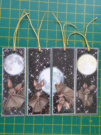 Vampire Bat Bookmarks by Katie King