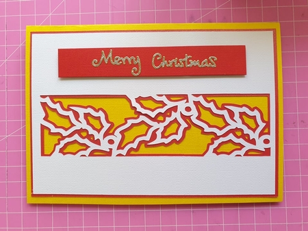 Christmas panel card toppers by Katie King