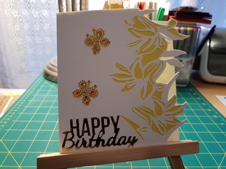 Lilly over the edge card by Katie King