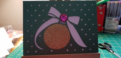 CHRISTMAS BAUBLE by Katie King