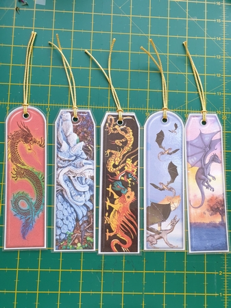 JJ ASSORTED BOOKMARKS DRAGONS by Katie King