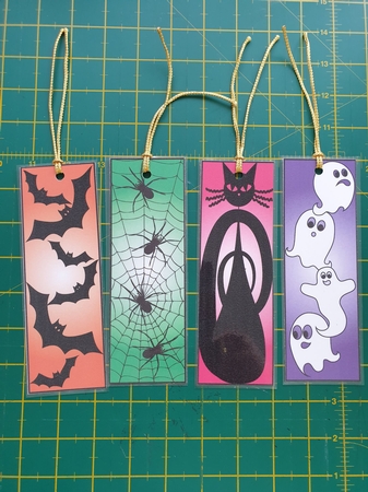 Halloween Bookmarks Multicoloured by Katie King