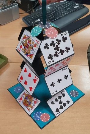985 Pull Up Square Card by Katie King