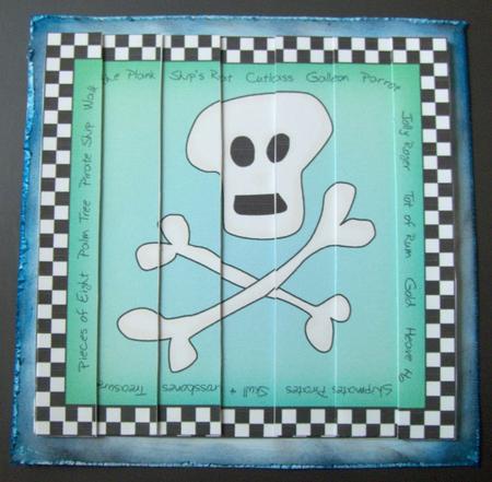 Jolly Roger Quick Card with Side Stacker Topper by Cat McCormick