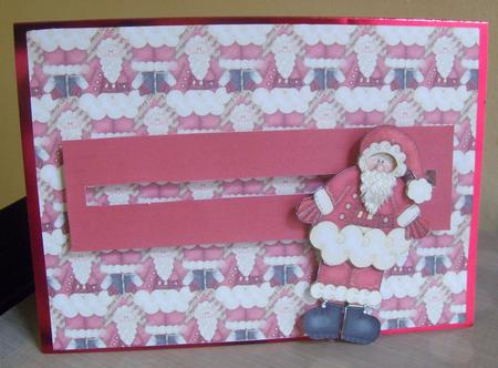 Santa Penny Slider by Cat McCormick