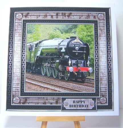 Steam Train Topper 3 (The Cornishman) by Katie Silver