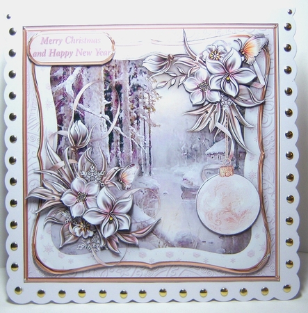 Winter Sun - Decoupage Card Mini Kit by Katie Silver