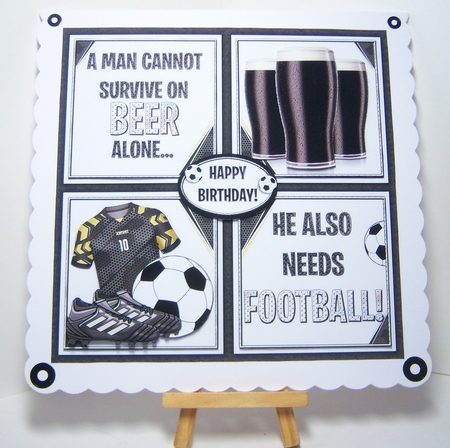 A Man Cannot Survive on Beer Alone Bumper Kit by Katie Silver
