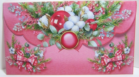Christmas Floral Money Card-5 by Katie Silver