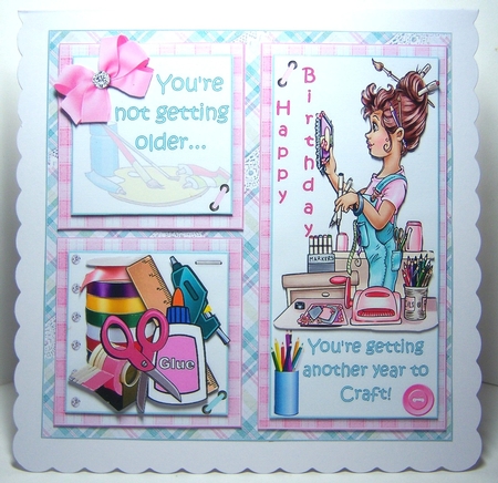 8x8 another year to craft mini kit by Katie Silver