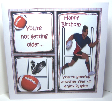8x8 Another year of Rugby mini kit by Katie Silver