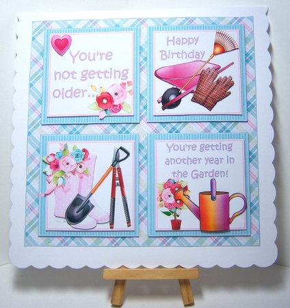 8x8 Another year of gardening ladies mini kit by Katie Silver