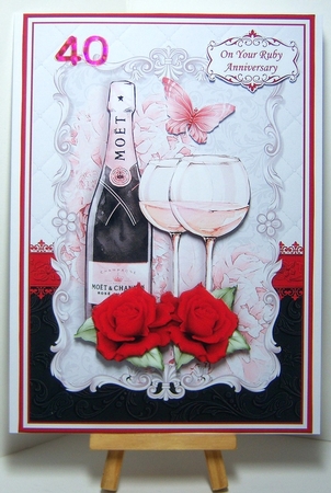 CHAMPAGNE CELEBRATIONS A5 Decoupage & Insert Bumper Kit  by Katie Silver