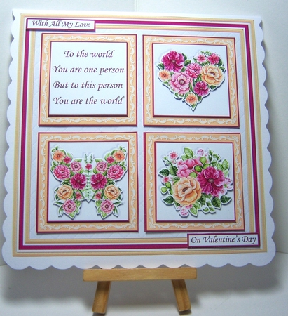 FLORAL SQUARES & VERSES All Occasions 7.5 Quick Layer Cards & Insert Bumper Kit by Katie Silver