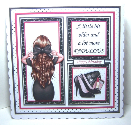 FEMALE BIRTHDAY & MOTHERS DAY 7.5 Quick Layer Cards & Insert Bumper Kit by Katie Silver