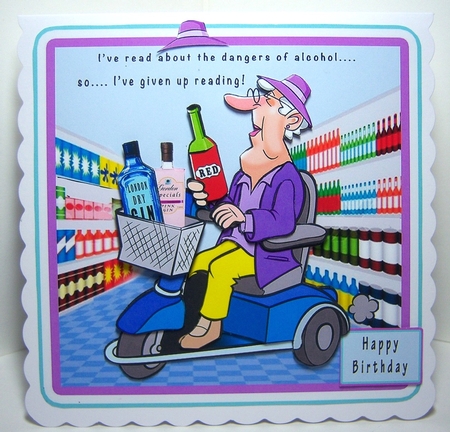The Dangers Of Alcohol - Decoupage by Katie Silver