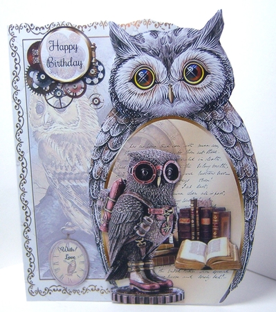 Owl Shaped Male Mini Page Kit 2 by Katie Silver
