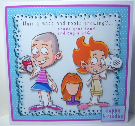 Hair A Mess And Roots Showing? - Decoupage by Katie Silver
