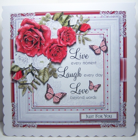 Floral Rose Bumper Card Kit by Katie Silver