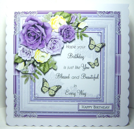 Floral Rose Bumper Card Kit4 by Katie Silver