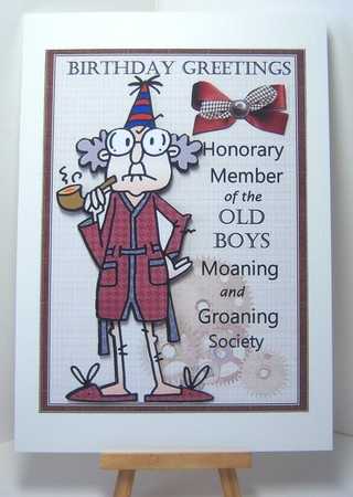 Gus in the old boys club mini kit by Katie Silver