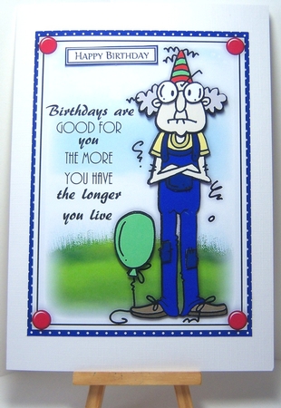 Gus - Live Longer Quick Card by Katie Silver