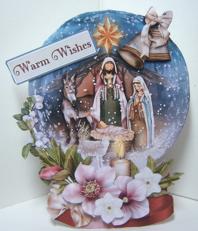 The Glory of Christmas Snow Globe Mini Kit by Katie Silver