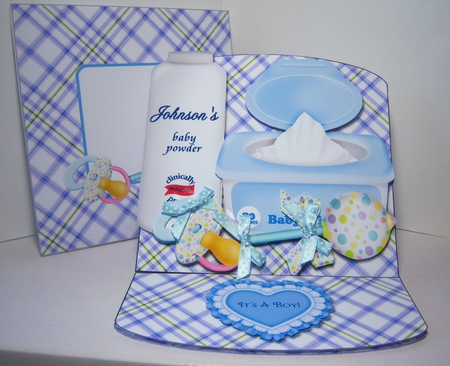 It's a Boy! Easel Card Kit by Katie Silver