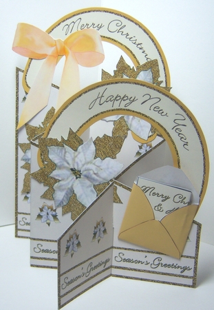Gold Poinsettia Cascade Deluxe by Katie Silver