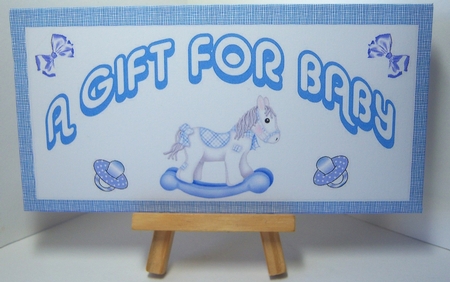 Money Wallet - Baby Boy by Katie Silver