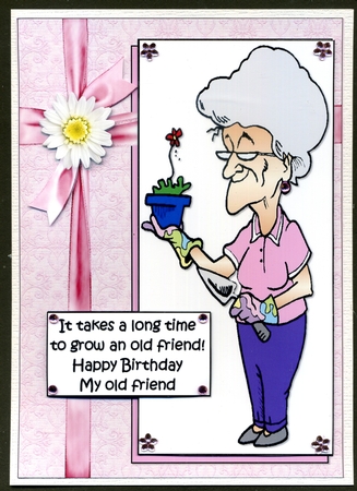 Gertrude Grew an Old Friend Insert by Katie Silver