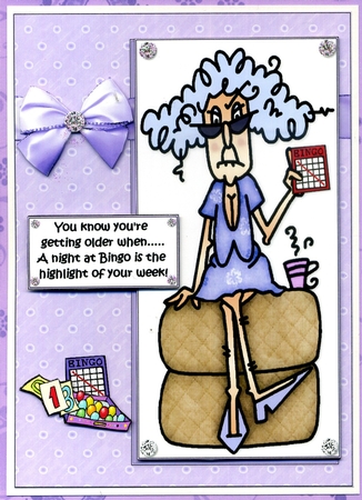 Stella Loves Her Bingo Quick Card by Katie Silver