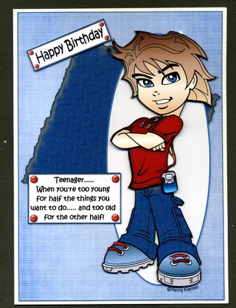Teen Boy Being a Teenager by Katie Silver