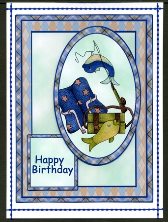 Fishing Quick Card by Katie Silver