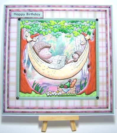 Henry's Hammock 8x8 Mini Kit & Decoupage for Men by Katie Silver