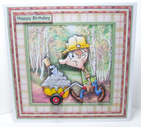 Plastered Builder 8x8 Mini Kit Decoupage & Ages by Katie Silver