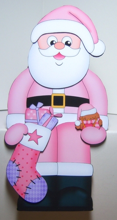 3D on the Shelf Card Kit - Santa's Christmas Stocking by Katie Silver