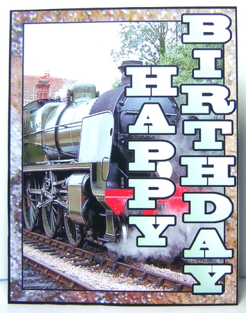 Shutter Surprise Card - Steam Trains by Katie Silver