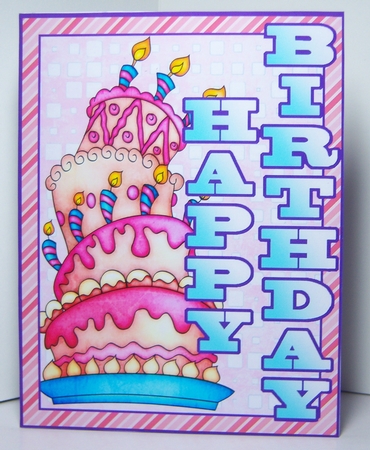 Shutter Surprise Card - Birthday Cake by Katie Silver