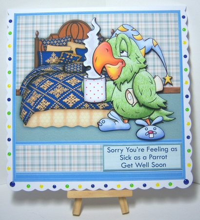 Sick as a Parrot or Old Bird All Occasions 7.5 Mini Kit by Katie Silver