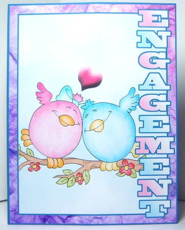Shutter Surprise kit  Engagement Love Birds by Katie Silver