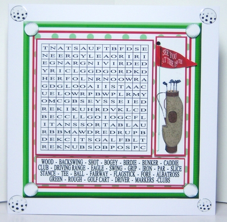 WORDSEARCH GOLF by Katie Silver