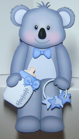 3D On the Shelf Card Kit - Little Baby Koala Bear Kookie by Katie Silver