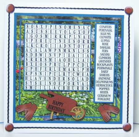 WORDSEARCH IN THE GARDEN by Katie Silver