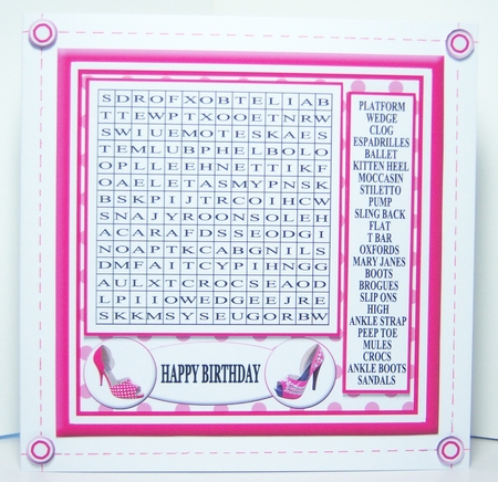 WORDSEARCH SHOES by Katie Silver